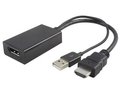 Obrázok pre výrobcu PremiumCord adaptér HDMI to DisplayPort Male/Female s napájením z USB