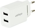Obrázok pre výrobcu GEMBIRD EG-U2C2A-03-W 2-port universal USB charger 2.1 A white