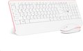 Obrázok pre výrobcu CONNECT IT Combo bezdrátová bílo-růžová klávesnice + myš, (+1x AAA +1x AA baterie zdarma), CZ + SK layout