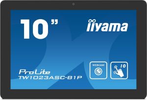 Obrázok pre výrobcu 10" iiyama TW1023ASC-B1P, IPS, HD, capacitive, 10P, 450cd/m2, mini HDMI, WiFi, Webcam, Android 8.1