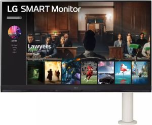 Obrázok pre výrobcu LG 32SQ780S-W.AEU 31,5" VA 3840x2160/5ms/Smart/ WebOS/2xHDMI/USB-C/ 3xUSB/LAN/Wi-Fi/65Hz/pivot/repro