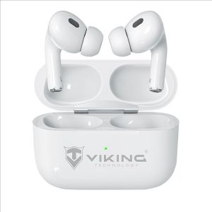 Obrázok pre výrobcu Bezdrátová Bluetooth sluchátka Viking AIR PLUS/ANC/BT/Bezdrát/Bílá