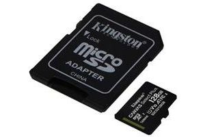 Obrázok pre výrobcu KINGSTON 128GB microSDXC CANVAS Plus Memory Card 150MB/s Read, UHS-I Speed Class, U1, V10, A1