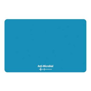 Obrázok pre výrobcu Podložka pod myš, Polyprolylén, modrá, 24x19cm, 0.4mm, Logo, antimikrobiál.