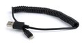 Obrázok pre výrobcu CABLEXPERT USB-A Male/Lightning Male, 1,5m, černý, kroucený