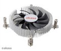 Obrázok pre výrobcu AKASA Chladič CPU AK-CC7129BP01 pro Intel LGA 775 a 115x, 75mm PWM ventilátor, pro mini ITX skříně