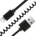 Obrázok pre výrobcu CABLEXPERT USB-A Male/Lightning Male, 1,5m, černý, kroucený