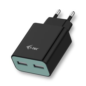 Obrázok pre výrobcu i-tec USB Power Charger 2 Port 2.4A Black