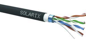 Obrázok pre výrobcu Instalační kabel Solarix CAT5E FTP PVC+PE dvojitý plášť 305m/cívka