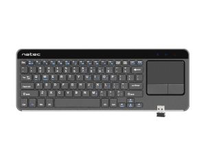 Obrázok pre výrobcu Bezdrátová klávesnice z touch padem pro Smart TV Natec Turbot, hliníkové tělo