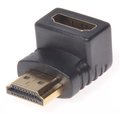 Obrázok pre výrobcu PremiumCord Adapter HDMI M/F zahnutý do pravého úhlu