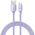Obrázok pre výrobcu Baseus CAJY000405 Crystal Shine Series Datový Kabel USB - USB-C 100W 1,2m Purple