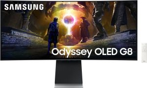 Obrázok pre výrobcu Samsung Odyssey G85SD 34" OLED 3440x1440 Mega DCR 0.03ms 250cd DP HDMI 175Hz Pivot repro