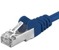 Obrázok pre výrobcu Premiumcord Patch kabel CAT6a S-FTP, RJ45-RJ45, AWG 26/7 0,25m modrá