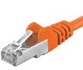 Obrázok pre výrobcu Premiumcord Patch kabel CAT6a S-FTP, RJ45-RJ45, AWG 26/7 0,25m oranžová