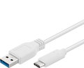 Obrázok pre výrobcu PremiumCord USB-C/male - USB 3.0 A/Male, bílý, 0,5m