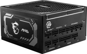 Obrázok pre výrobcu MSI zdroj MAG A1000GL PCIE5/ 1000W/ ATX3.1/ akt. PFC/ 7 let celk. záruka/ 135mm fan/ modulární kabeláž/ 80PLUS Gold