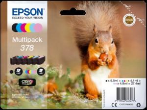 Obrázok pre výrobcu EPSON ink Multipack 6-colours 378 Claria Photo HD Ink