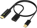 Obrázok pre výrobcu TECHLY HDMI to Displayport Converter Adapter with USB 4K 60Hz