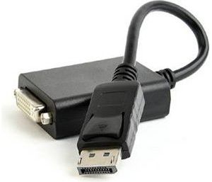 Obrázok pre výrobcu Gembird adaptér DisplayPort 1.2 (M) na Dual Link DVI (F) 0.1m kábel, čierny