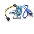 Obrázok pre výrobcu Qoltec Riser PCi-E 1x - 16x | USB 3.0 | SATA/ PCI-E | 6pin