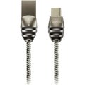 Obrázok pre výrobcu Canyon UC-5, 1m kábel USB-C / USB 2.0, 5V/2A, priemer 3,5mm, metalicky opletený, tmavo-šedý