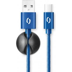 Obrázok pre výrobcu ALIGATOR PREMIUM 2A kabel, USB-C, modrá