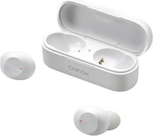 Obrázok pre výrobcu Canyon TWS-1, True Wireless Bluetooth slúchadlá do uší, nabíjacia stanica v kazete, biele