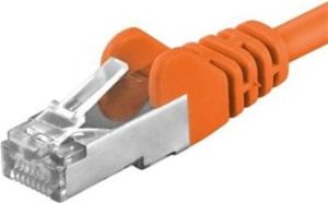 Obrázok pre výrobcu Premiumcord Patch kabel CAT6a S-FTP, RJ45-RJ45, AWG 26/7 3m, oranžová