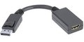 Obrázok pre výrobcu PremiumCord Adapter DisplayPort - HDMI M/F, 15cm