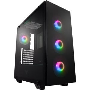 Obrázok pre výrobcu FSP/Fortron ATX Midi Tower CMT512 Black, průhledná bočnice, 4 x A.RGB LED 120 mm ventilátor