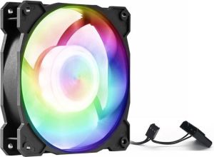 Obrázok pre výrobcu 1stCOOL Statický RGB ventilátor 12cm, 3+4pin