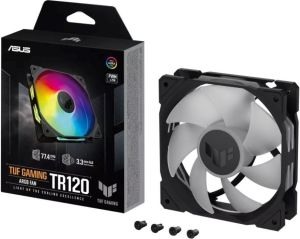 Obrázok pre výrobcu ASUS ventilátor TUF GAMING TR120 ARGB, 1x120mm, černá