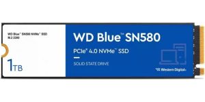 Obrázok pre výrobcu WD SSD Blue SN580 1TB / WDS100T3B0E / NVMe M.2 PCIe Gen4 / Interní / M.2 2280