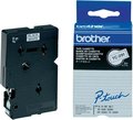 Obrázok pre výrobcu Brother páska do tlačiarne štítkov, TC-291, čierny tlač/biely podklad, laminovaná, 7.7m, 9mm