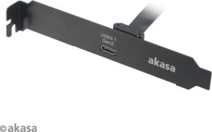 Obrázok pre výrobcu AKASA PCI bracket na USB 3.1 Gen2 Type-C / AK-CBUB37-50BK / černý / 50 cm