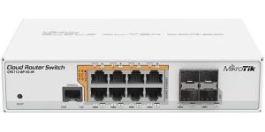 Obrázok pre výrobcu MIKROTIK RouterBOARD Cloud Router Switch CRS112-8P-4S-IN (400MHz; 128MB RAM; 8x GLAN POE; 4x SFP)