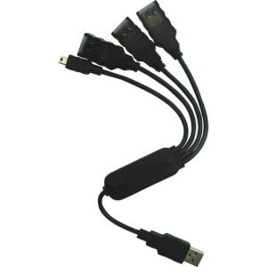 Obrázok pre výrobcu PremiumCord USB 2.0 HUB 4-portový, černý kabel