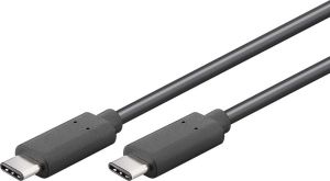 Obrázok pre výrobcu PremiumCord USB-C/male - USB-C/male, černý, 1m