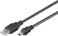 Obrázok pre výrobcu PremiumCord Kabel USB 2.0, A-B mini, 5pinů, 20cm