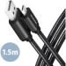 Obrázok pre výrobcu AXAGON BUMM-AM15AB, HQ kabel Micro USB <-> USB-A, 1.5m, USB 2.0, 2.4A, ALU, oplet, černý