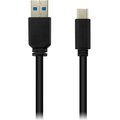 Obrázok pre výrobcu Canyon UC-4, 1m kábel USB-C / USB 2.0, 5V / 3A, priemer 4.5mm, PVC, čierny