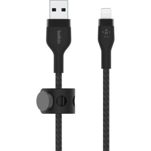 Obrázok pre výrobcu Belkin kabel USB-A s konektorem LTG,2M černý pletený