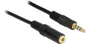 Obrázok pre výrobcu Delock prodlužovací kabel Audio Stereo Jack 3.5 mm samec / samice IPhone 4 pin 2 m