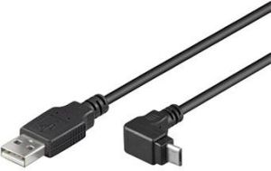 Obrázok pre výrobcu PremiumCord Kabel micro USB 2.0, A-B, 90°, 1m