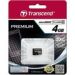 Obrázok pre výrobcu Transcend 4GB microSDHC (Class 10) paměťová karta (bez adaptéru)