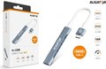 Obrázok pre výrobcu Aligator Hub USB-C / 4x USB