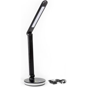 Obrázok pre výrobcu Platinet stolní LED lampa 12W stmívatelná, dotykové ovládání, USB port, černá