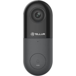 Obrázok pre výrobcu Tellur Video DoorBell WiFi, 1080P, PIR, Wired, Black