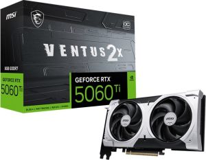Obrázok pre výrobcu MSI NVIDIA GeForce RTX 5060 Ti 8G VENTUS 2X OC PLUS, RTX 5060 Ti, 8GB GDDR7, 3xDP, 1xHDMI